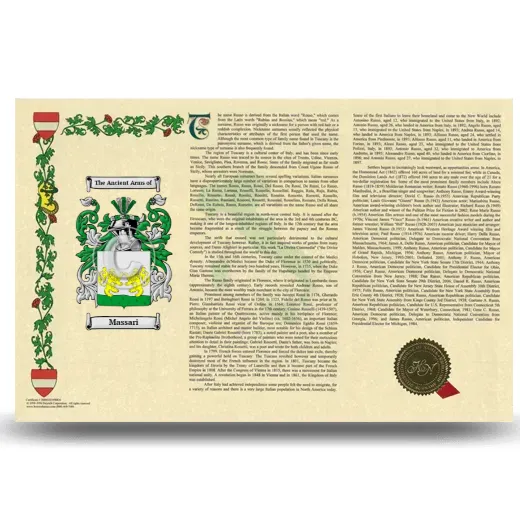 Massari Armorial History Landscape Style