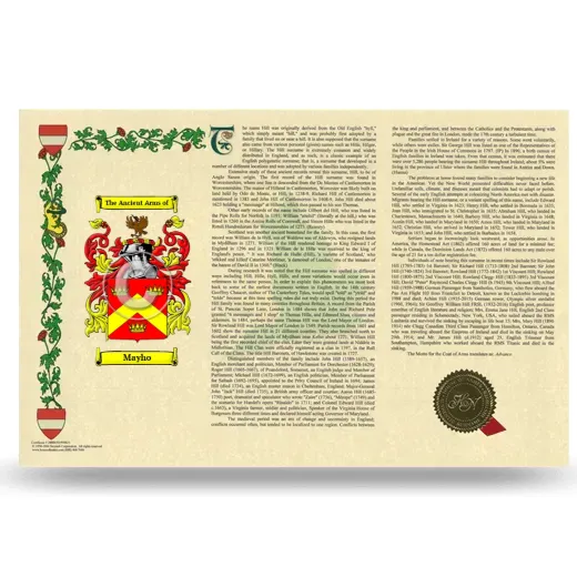 Mayho Armorial History Landscape Style