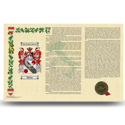 Mazza Armorial History Landscape Style