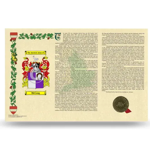 McCoog Armorial History Landscape Style