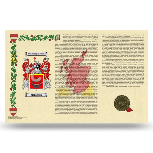 McEachen Armorial History Landscape Style