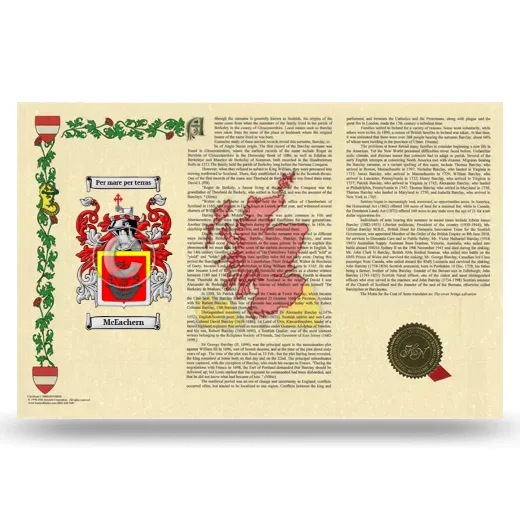 McEachern Armorial History Landscape Style