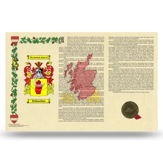 McKeachint Armorial History Landscape Style