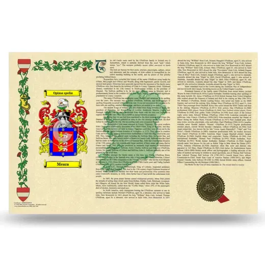 Meara Armorial History Landscape Style