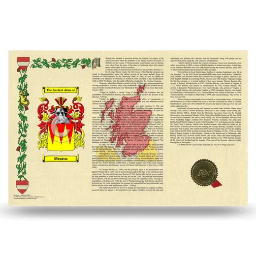 Mearns Armorial History Landscape Style