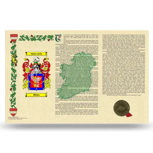 Meira Armorial History Landscape Style