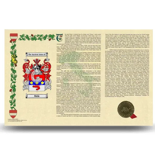 Mele Armorial History Landscape Style