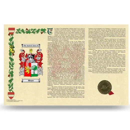 Meyer Armorial History Landscape Style