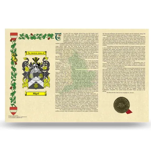 Migel Armorial History Landscape Style