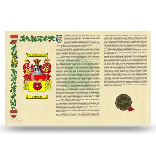 Mireault Armorial History Landscape Style