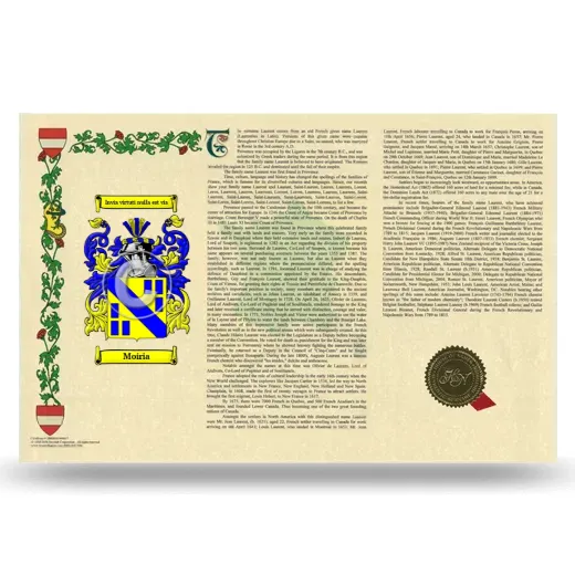 Moiria Armorial History Landscape Style
