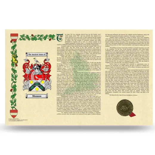 Monnox Armorial History Landscape Style