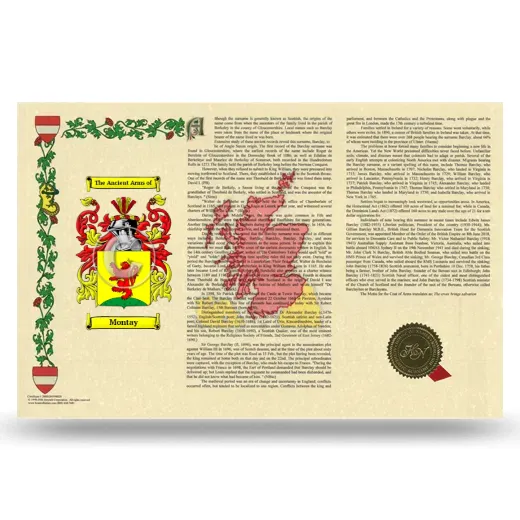 Montay Armorial History Landscape Style