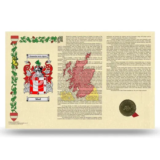 Morl Armorial History Landscape Style