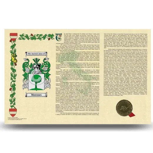 Morrones Armorial History Landscape Style