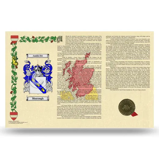Morrough Armorial History Landscape Style