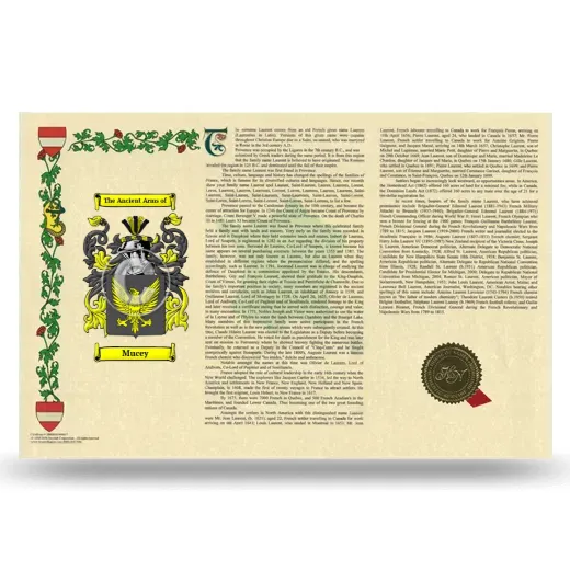 Mucey Armorial History Landscape Style