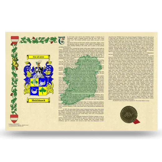 Mulchinock Armorial History Landscape Style