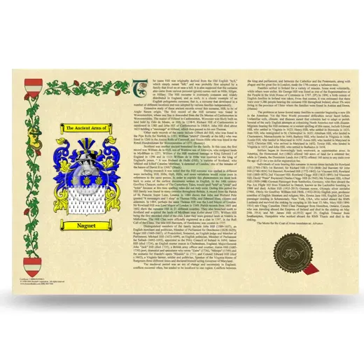 Naguet Armorial History Landscape Style