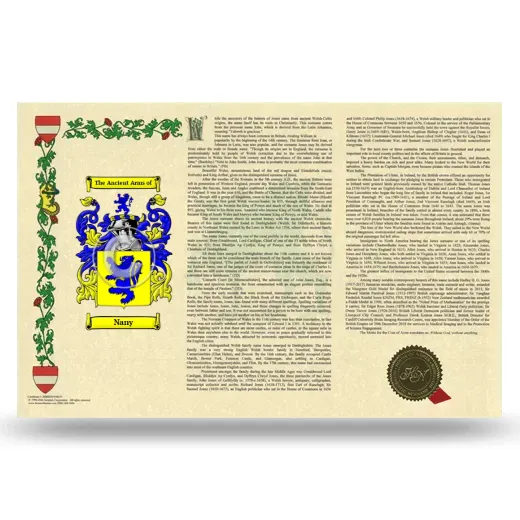 Nany Armorial History Landscape Style