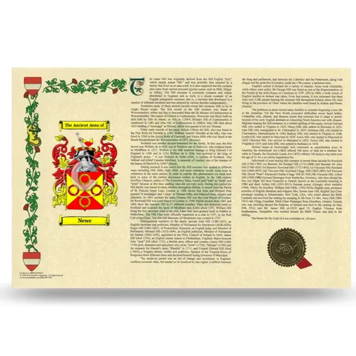 Newe Armorial History Landscape Style