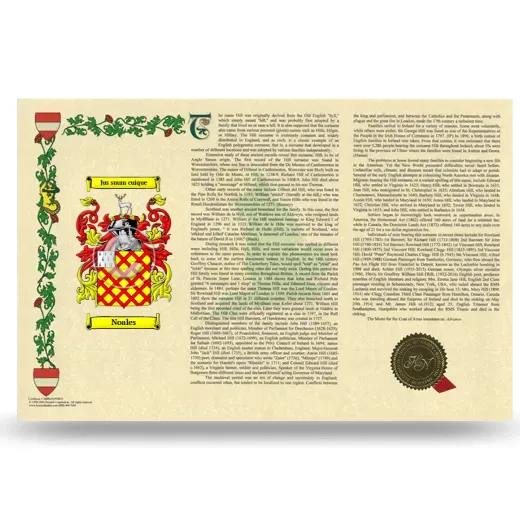 Noales Armorial History Landscape Style