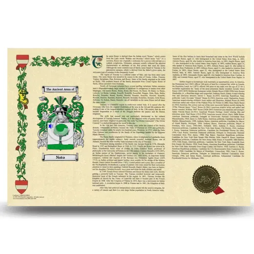 Noto Armorial History Landscape Style