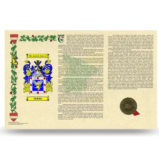 Ordoño Armorial History Landscape Style