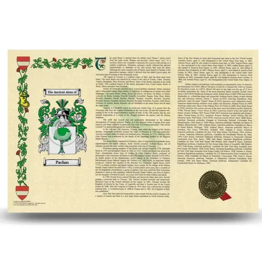 Pachas Armorial History Landscape Style