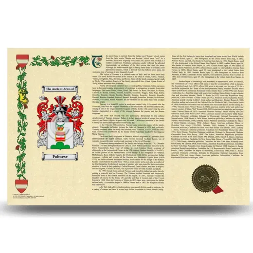 Palmese Armorial History Landscape Style
