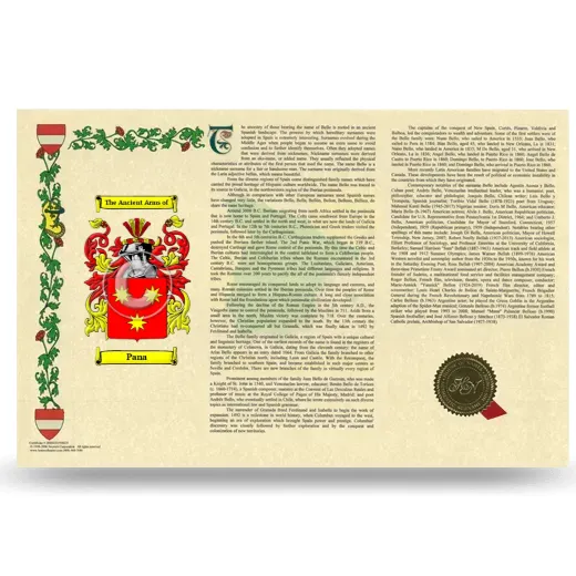 Pana Armorial History Landscape Style