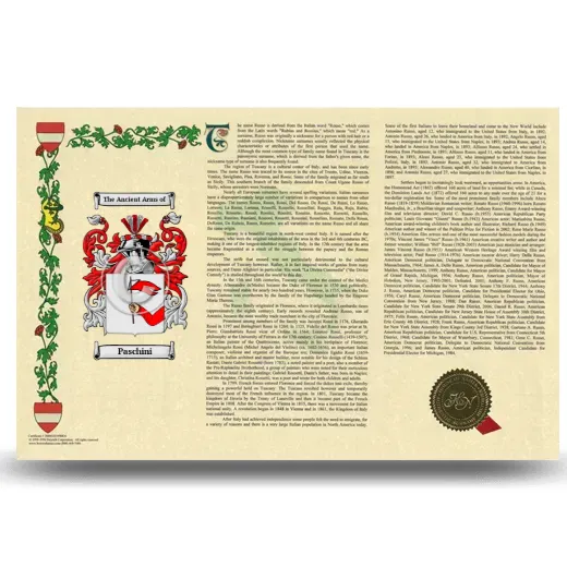 Paschini Armorial History Landscape Style