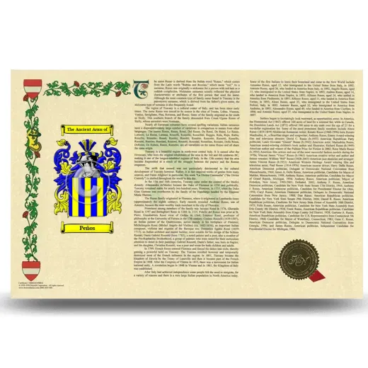Peños Armorial History Landscape Style