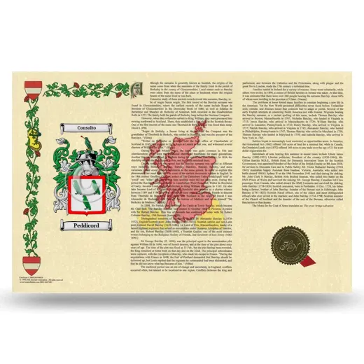 Peddicord Armorial History Landscape Style