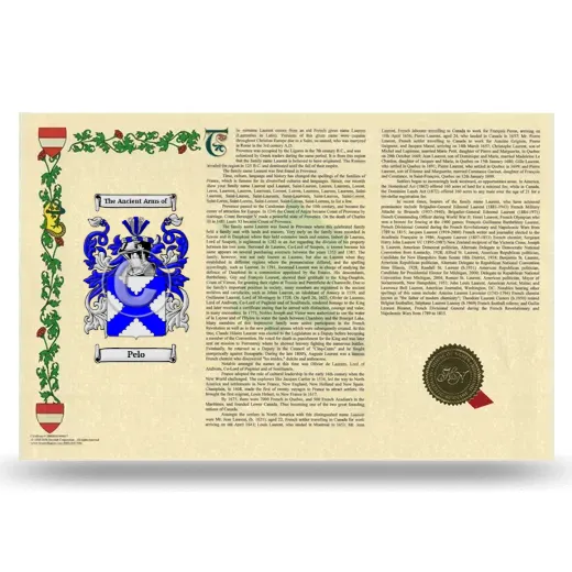 Pelo Armorial History Landscape Style
