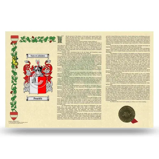 Penrith Armorial History Landscape Style