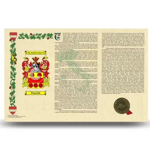 Peracchi Armorial History Landscape Style