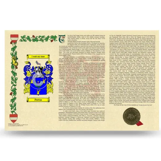 Pertus Armorial History Landscape Style