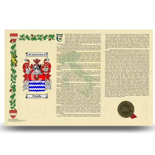 Petrella Armorial History Landscape Style