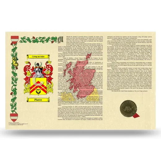 Phater Armorial History Landscape Style