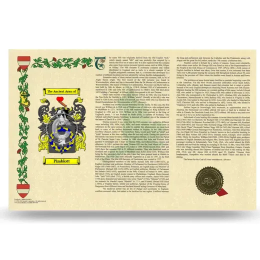 Pimblott Armorial History Landscape Style