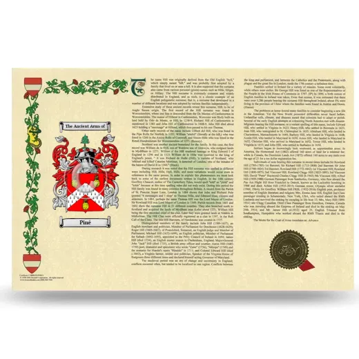 Piné Armorial History Landscape Style