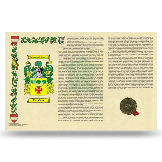 Planchon Armorial History Landscape Style