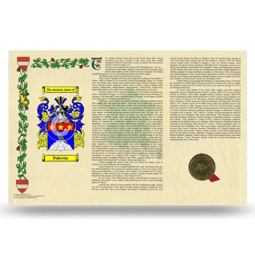 Poitevin Armorial History Landscape Style