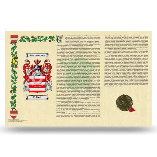 Poliard Armorial History Landscape Style