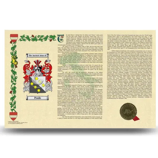 Prado Armorial History Landscape Style