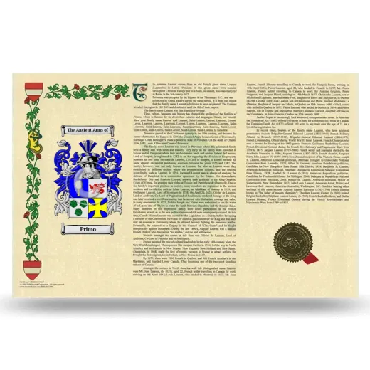 Primo Armorial History Landscape Style