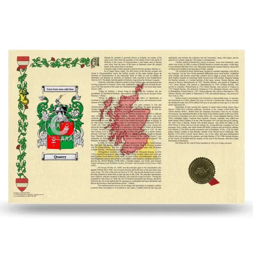 Quarry Armorial History Landscape Style