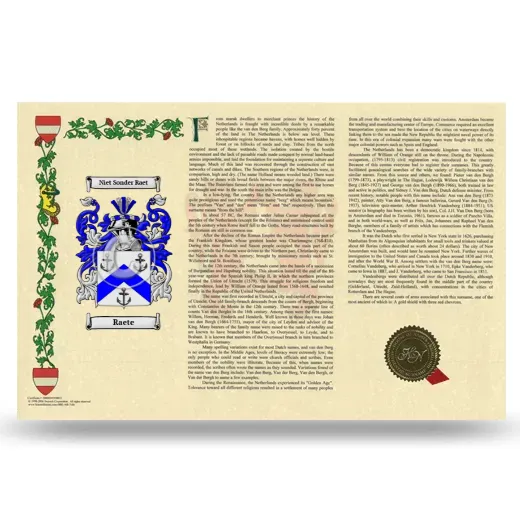 Raete Armorial History Landscape Style