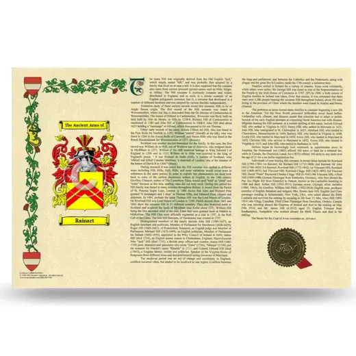 Rainart Armorial History Landscape Style